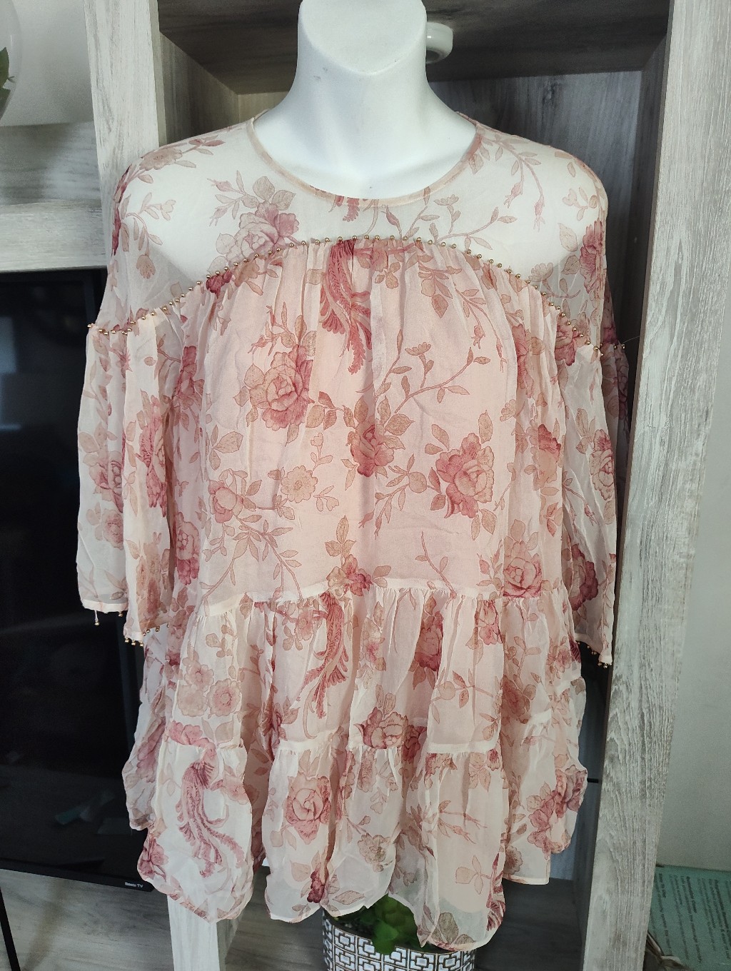 Kate Spade Madison Ave Chinoisere Nari Tunic Is Crafted From 100% Silk Sz Small